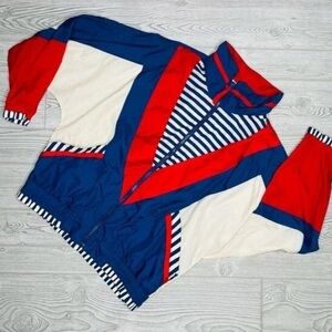 River Edge sports Vintage windbreaker size small